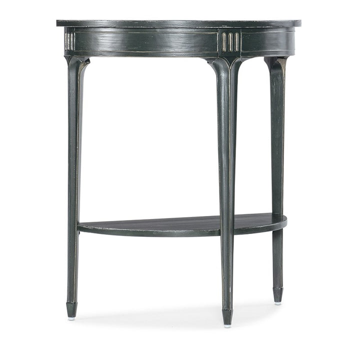 Charleston - Demilune Accent Table - Dark Green