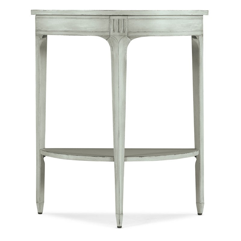 Charleston - Demilune Accent Table - Light Blue