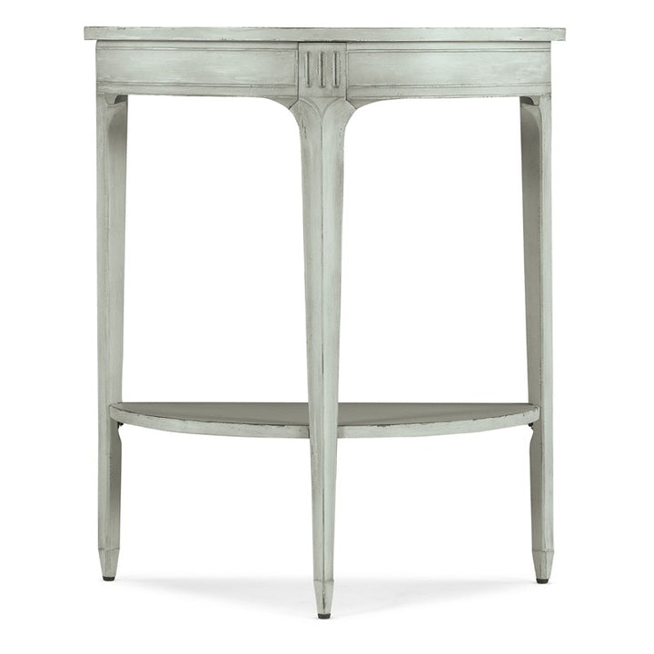 Charleston - Demilune Accent Table - Light Blue