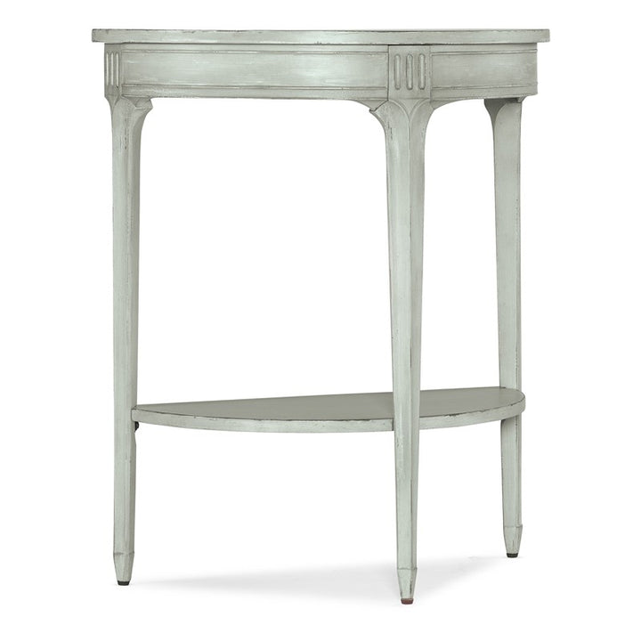 Charleston - Demilune Accent Table - Light Blue