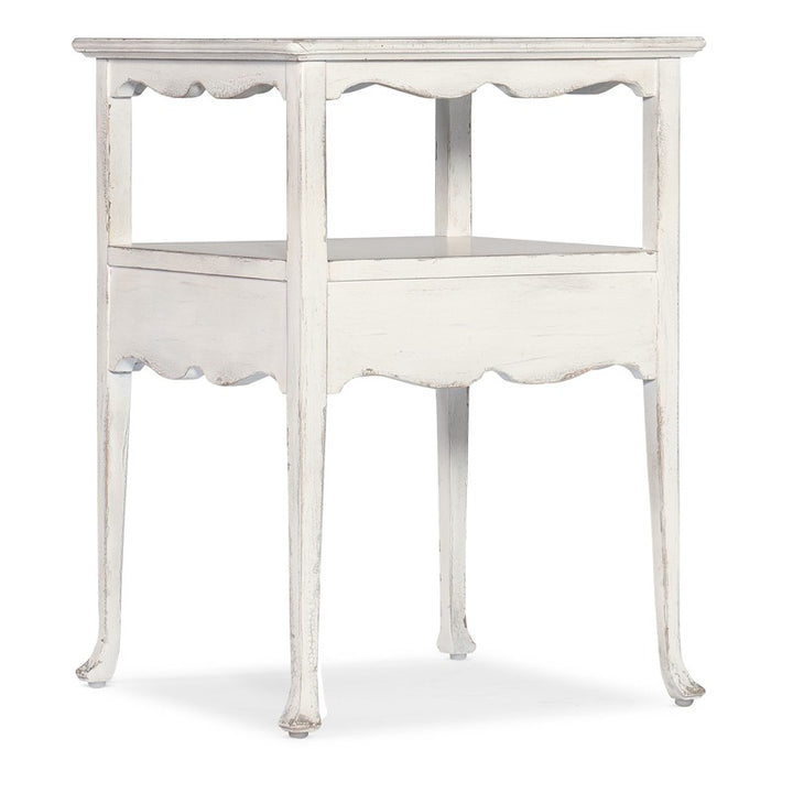 Charleston - One-Drawer Accent Table - White