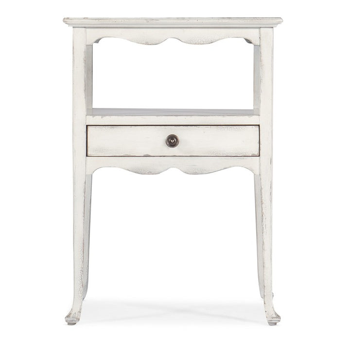 Charleston - One-Drawer Accent Table - White