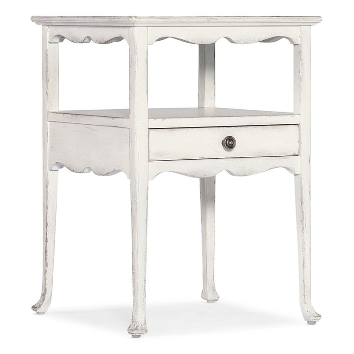 Charleston - One-Drawer Accent Table - White