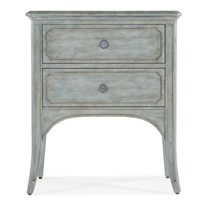 Charleston - Two-Drawer Accent Table - Light Blue