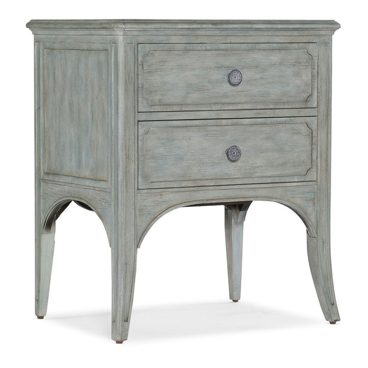 Charleston - Two-Drawer Accent Table - Light Blue