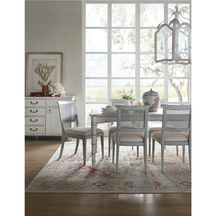 Charleston - Rectangle Dining Table With 1-20" Leaf - White