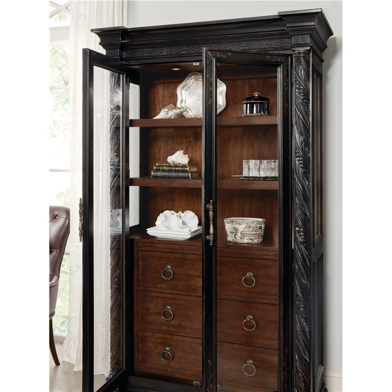 Charleston - Display Cabinet - Black