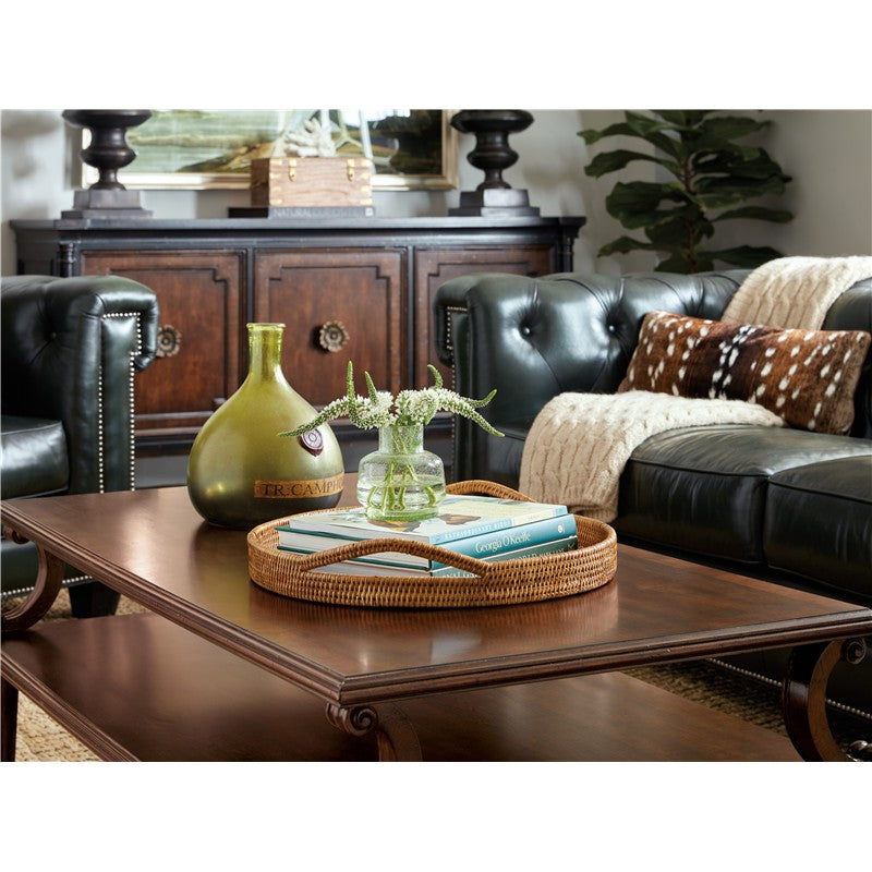 Charleston - Rectangle Cocktail Table - Brown, Dark