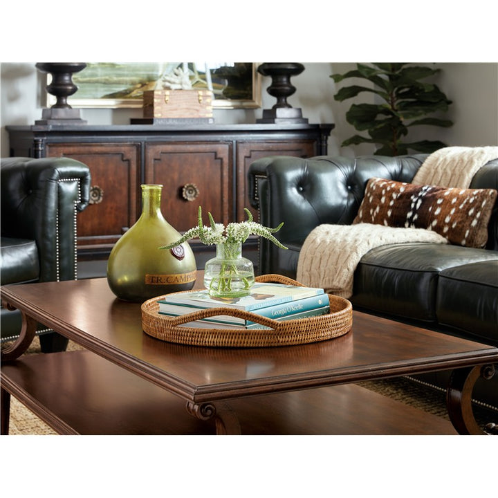 Charleston - Rectangle Cocktail Table - Brown, Dark