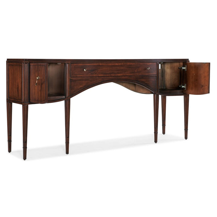Charleston - Wood Console Table - Dark Brown