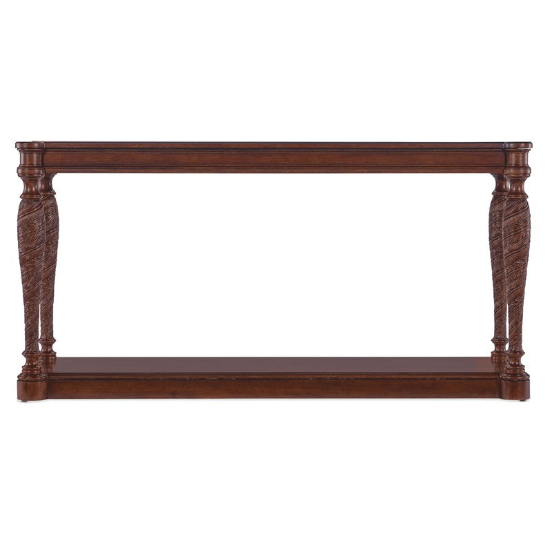 Charleston - Wood Traditional Console Table - Dark Brown