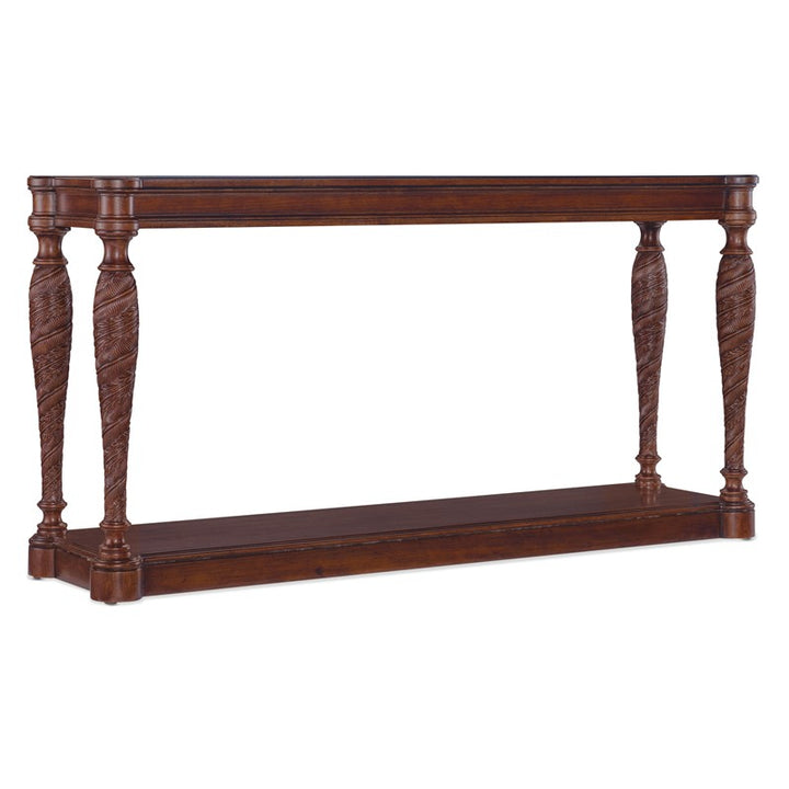 Charleston - Wood Traditional Console Table - Dark Brown