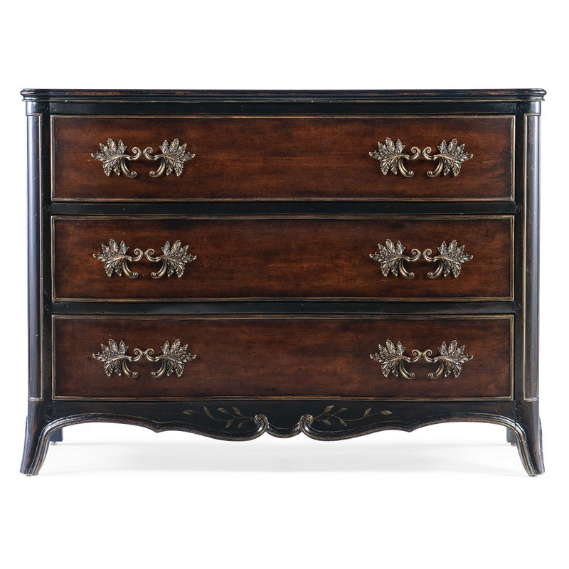 Charleston - Three-Drawer Accent Chest - Dark Brown