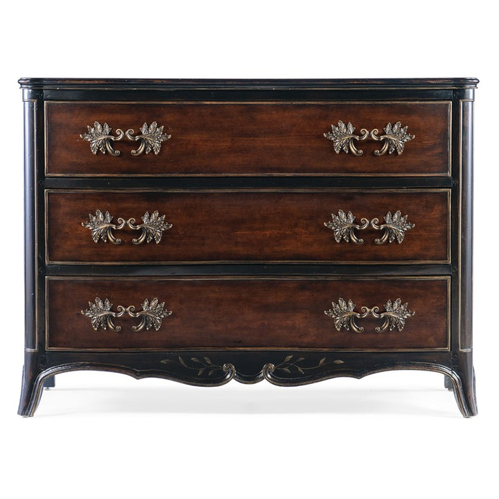 Charleston - Three-Drawer Accent Chest - Dark Brown
