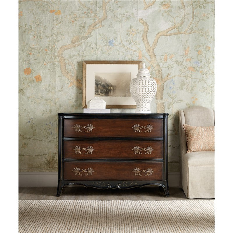 Charleston - Three-Drawer Accent Chest - Dark Brown