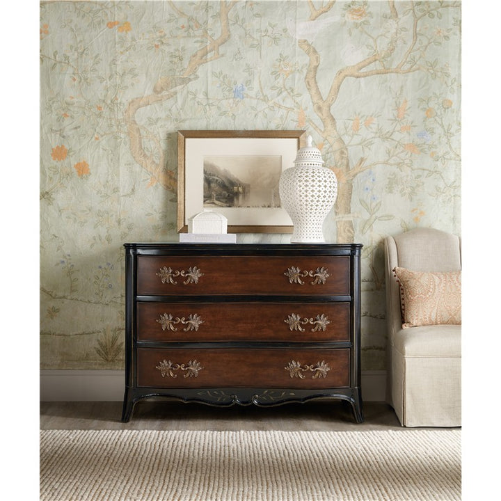 Charleston - Three-Drawer Accent Chest - Dark Brown