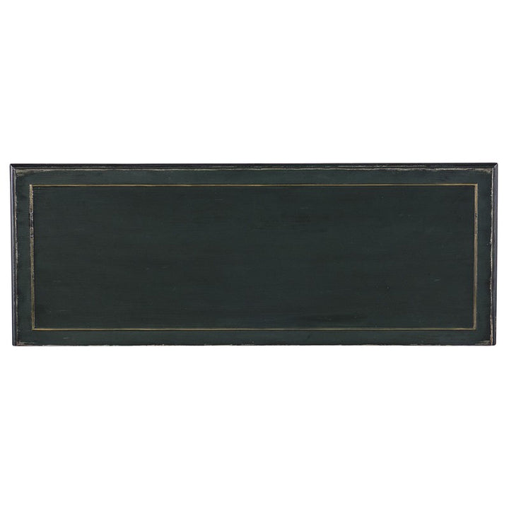 Charleston - Five-Drawer Console Table - Dark Green