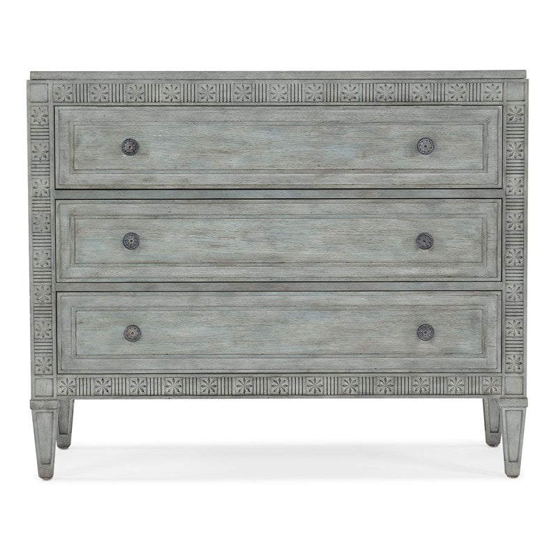 Charleston - Three-Drawer Chest - Light Blue