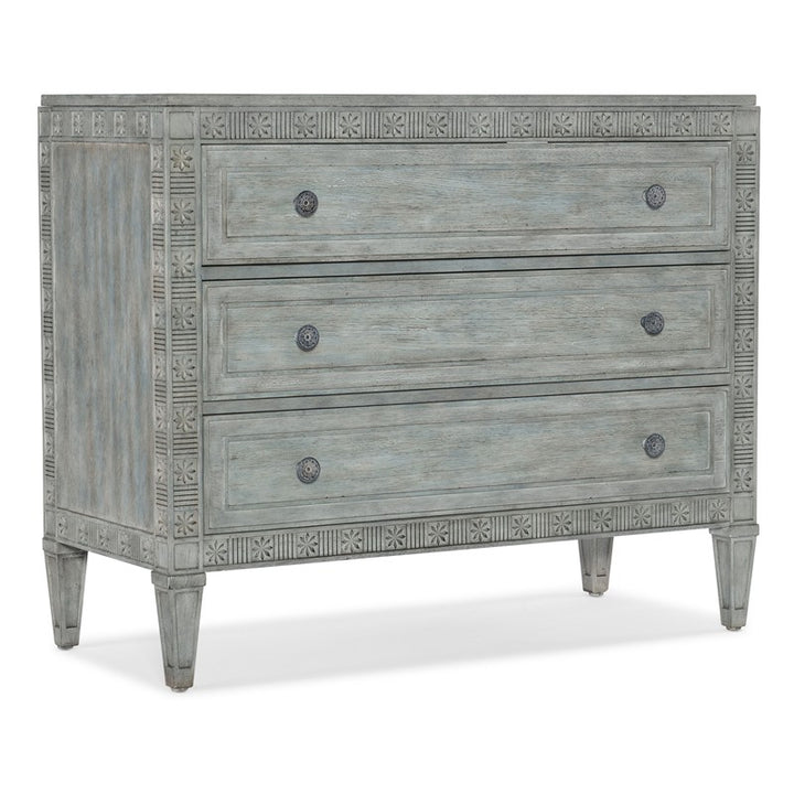 Charleston - Three-Drawer Chest - Light Blue