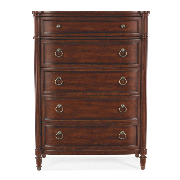 Charleston - Five-Drawer Chest - Dark Brown