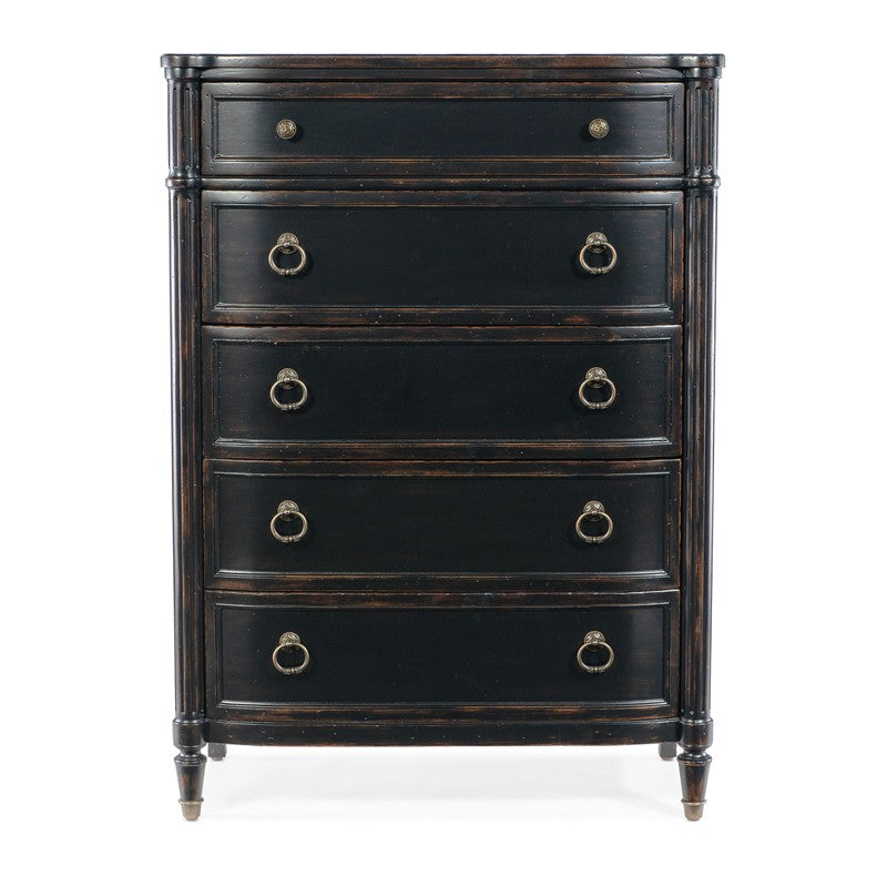 Charleston - Five-Drawer Chest - Black