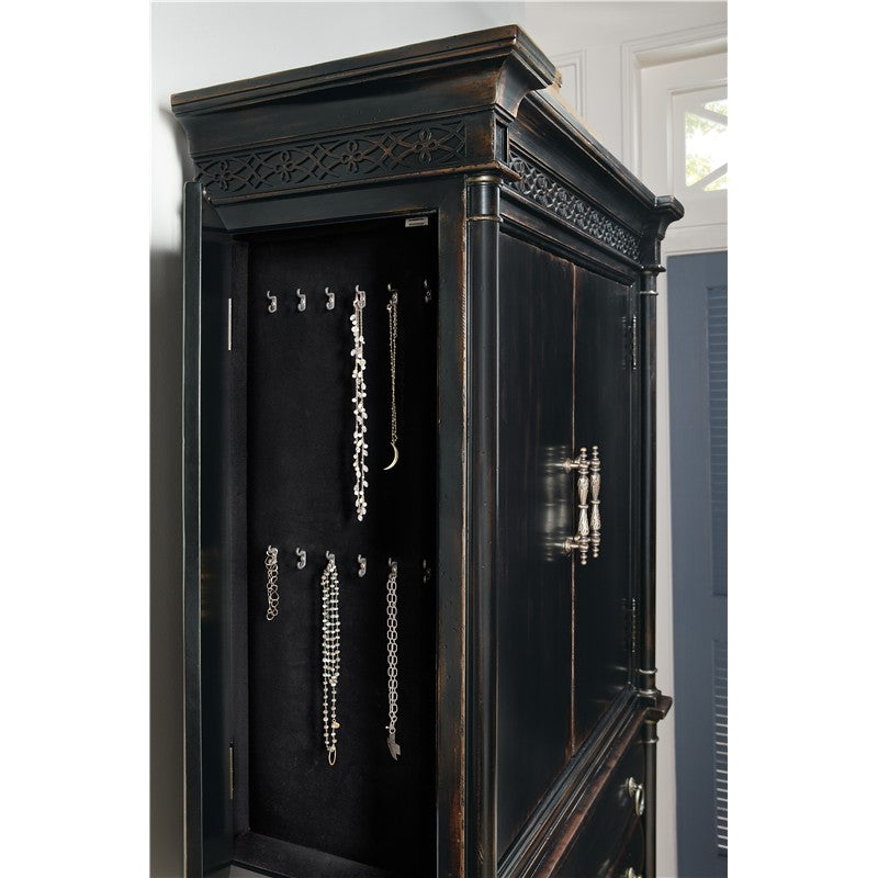 Charleston - Jewelry Armoire - Black