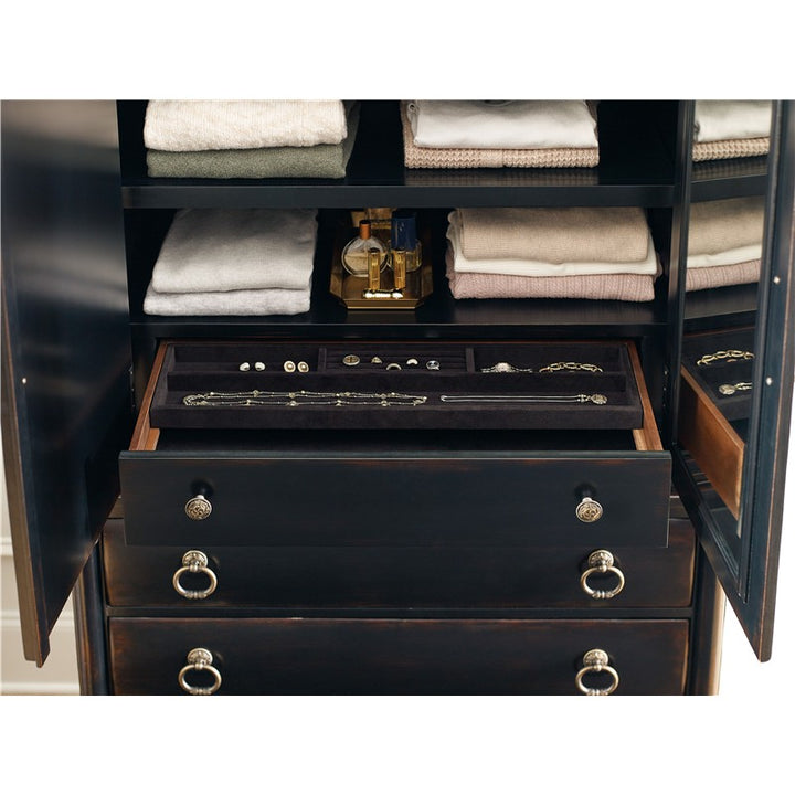 Charleston - Jewelry Armoire - Black