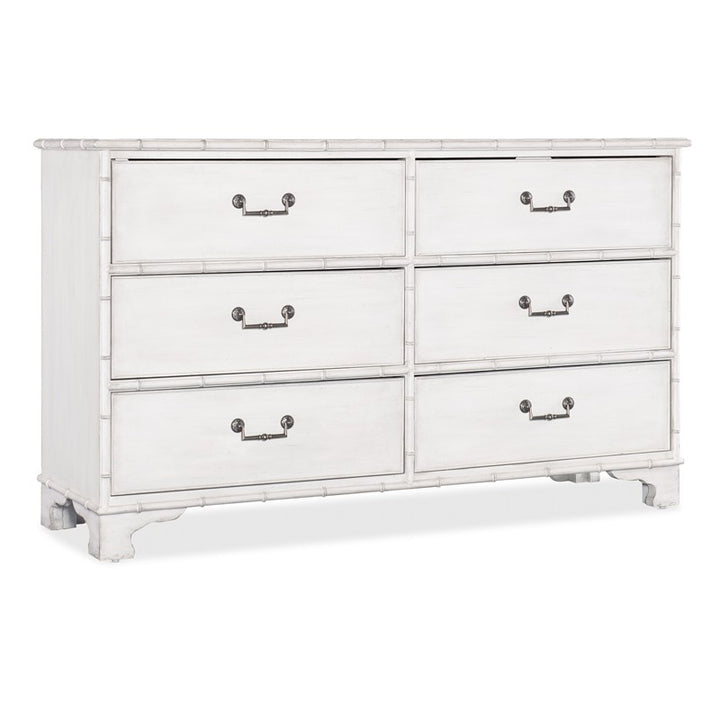 Charleston - Six-Drawer Dresser - White