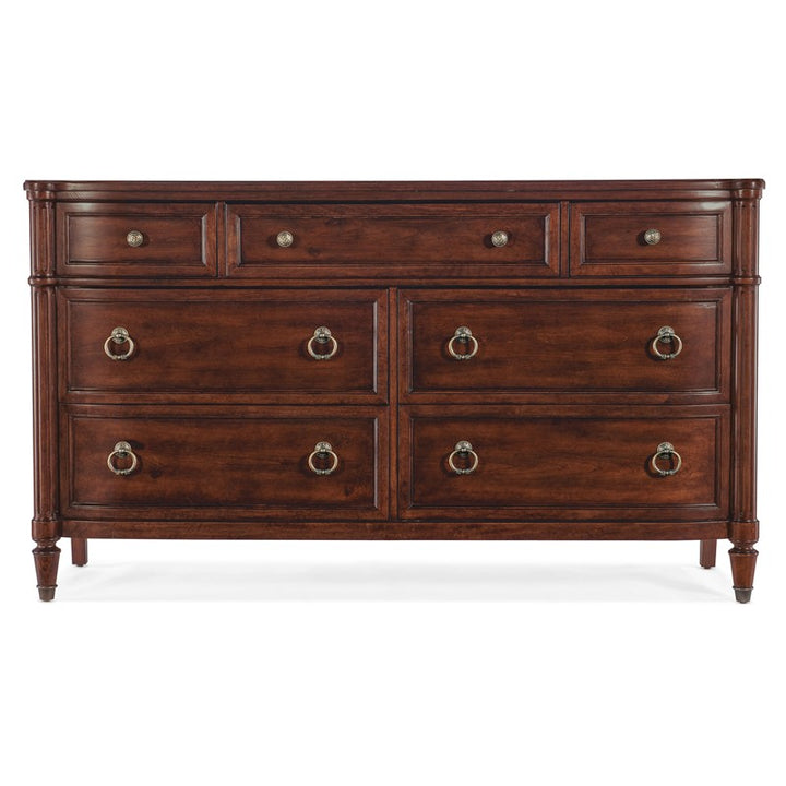 Charleston - Seven-Drawer Dresser - Dark Brown