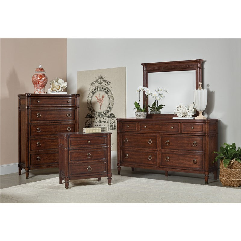 Charleston - Seven-Drawer Dresser - Dark Brown