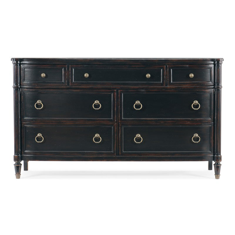 Charleston - Seven-Drawer Dresser - Black