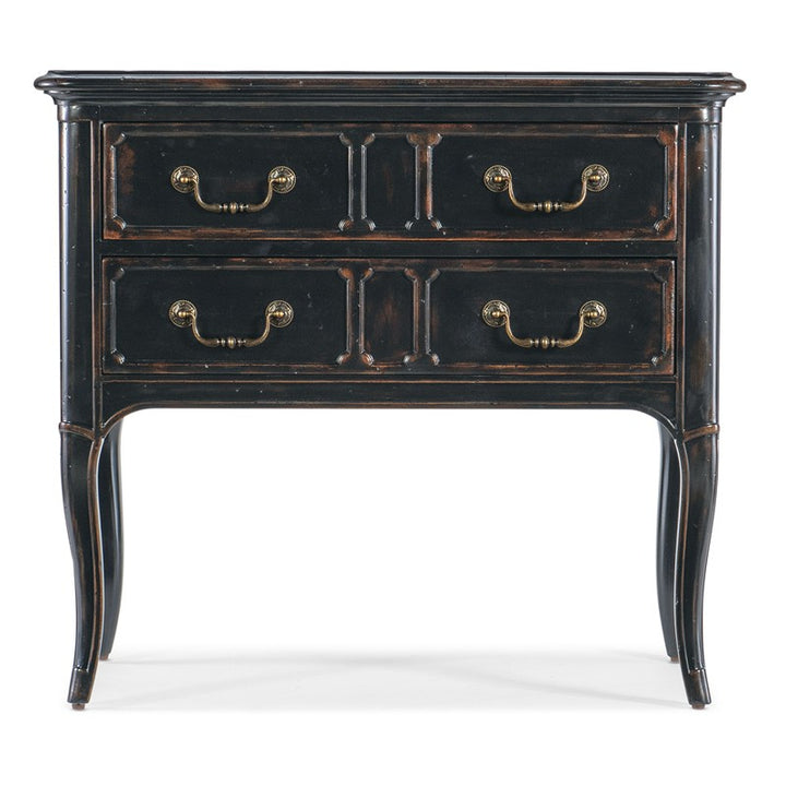 Charleston - Two-Drawer Nightstand - Black