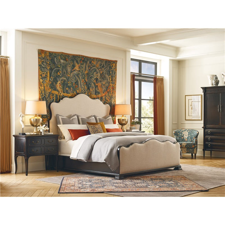 Charleston - Two-Drawer Nightstand - Black