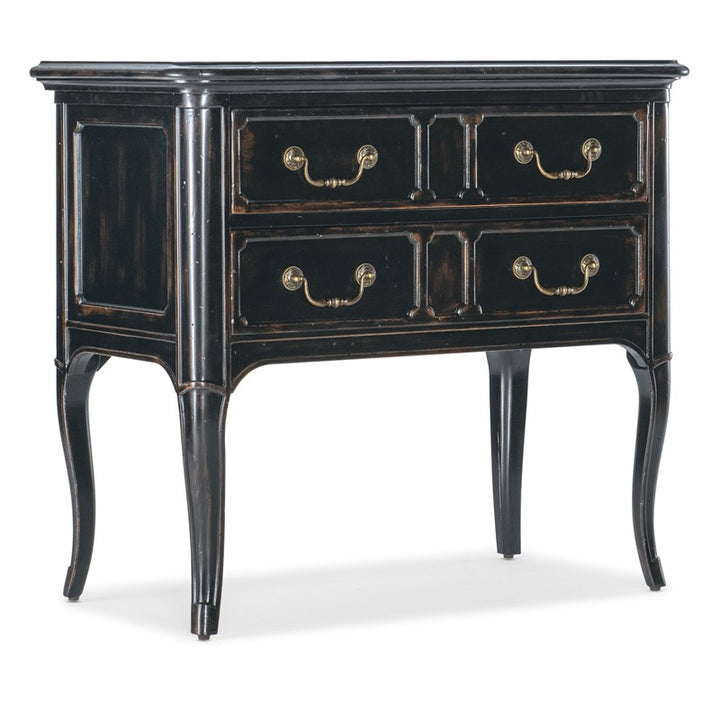 Charleston - Two-Drawer Nightstand - Black