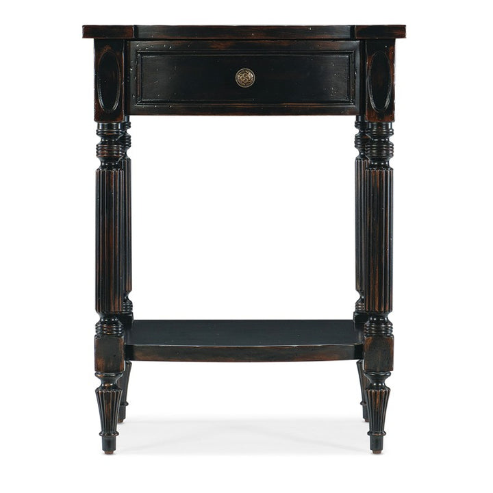Charleston - One-Drawer Telephone Table - Black