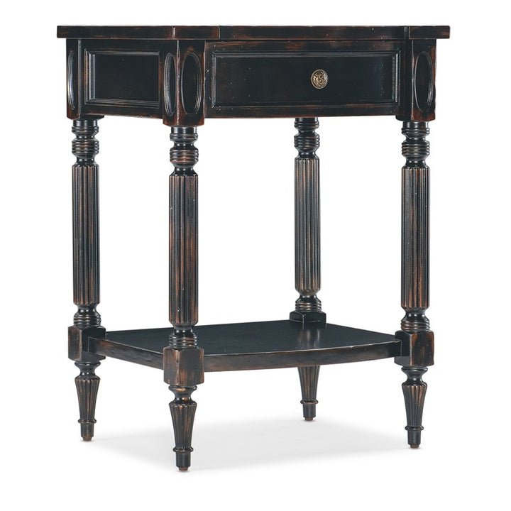 Charleston - One-Drawer Telephone Table - Black