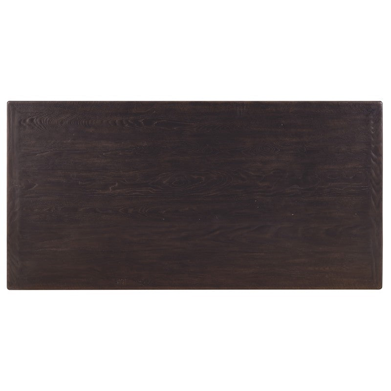 Driftwood - Executive Desk - Burnt Timber