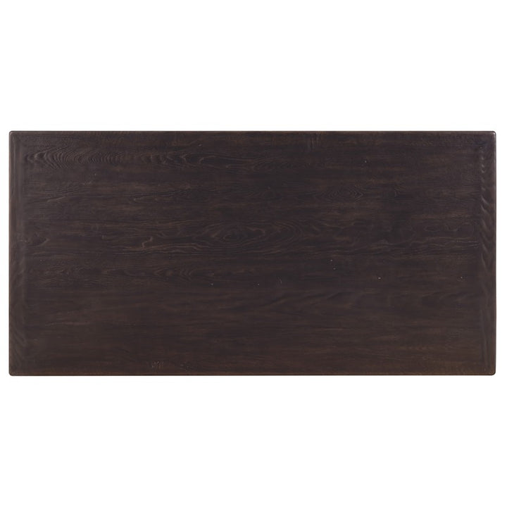 Driftwood - Executive Desk - Burnt Timber