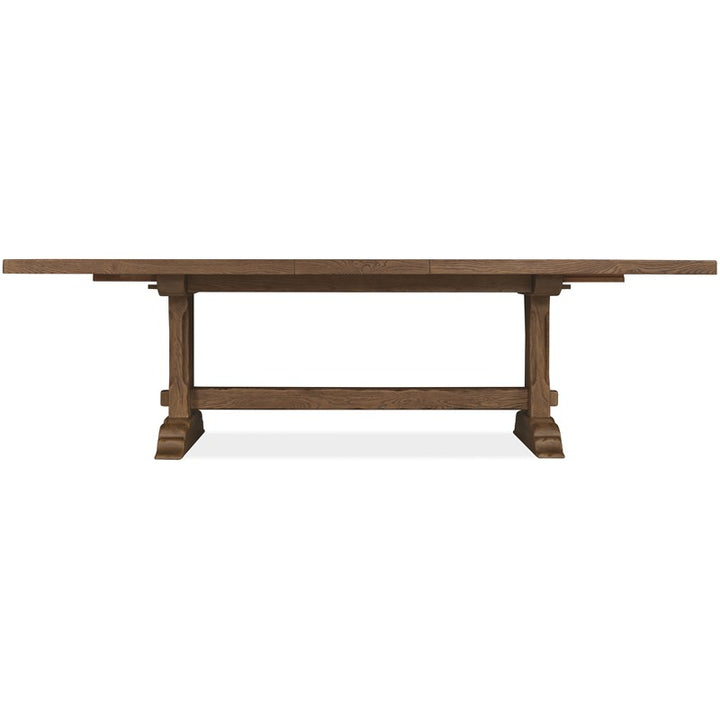 Driftwood - Rectangle Dining Table With Two Leaves - Medium Wood
