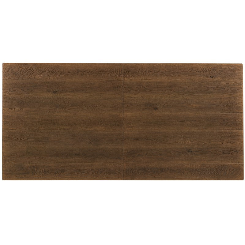 Driftwood - Rectangle Dining Table With Two Leaves - Medium Wood