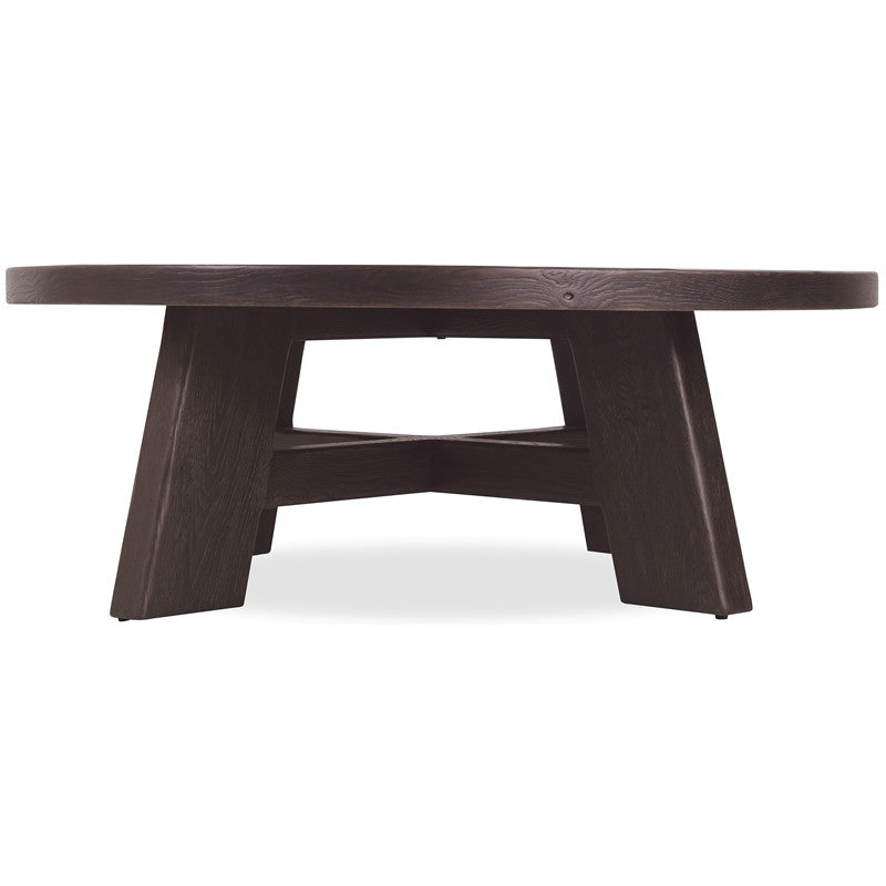 Driftwood - Round Cocktail Table - Burnt Timber