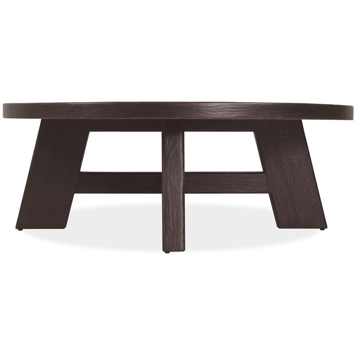 Driftwood - Round Cocktail Table - Burnt Timber