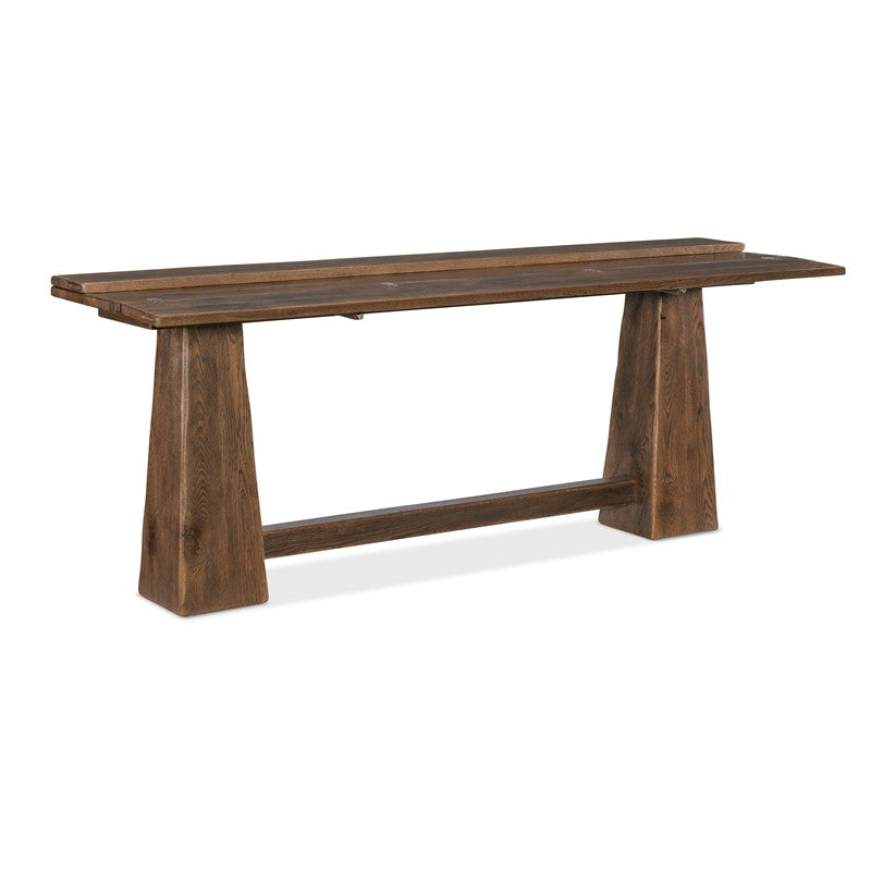 Driftwood - Flip-Top Console Table - Medium Wood