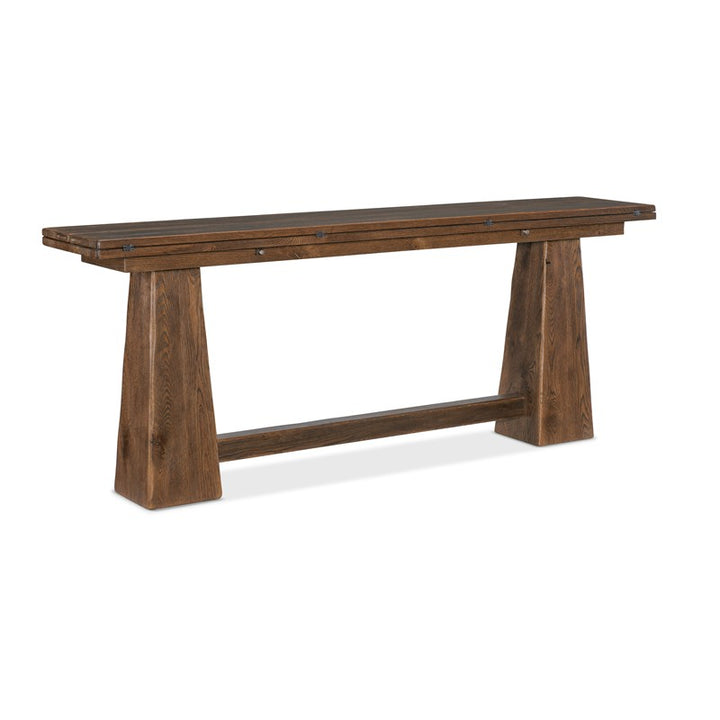 Driftwood - Flip-Top Console Table - Medium Wood