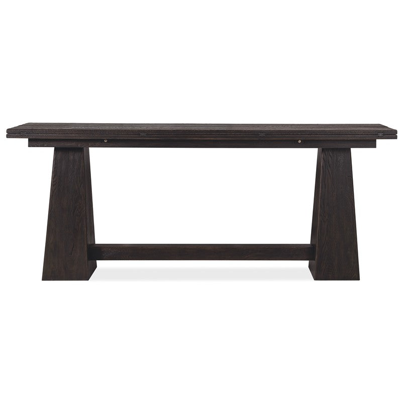 Driftwood - Flip-Top Console Table - Burnt Timber