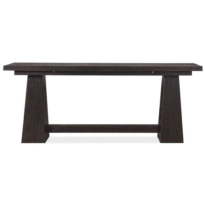 Driftwood - Flip-Top Console Table - Burnt Timber