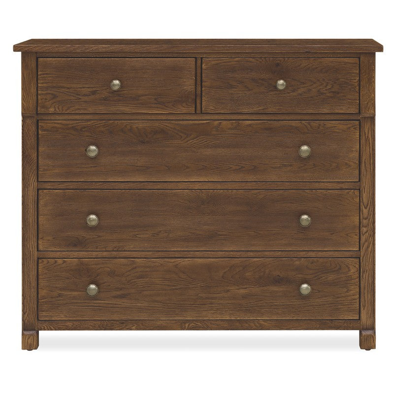 Driftwood - Five-Drawer Chest - Worn Saddle