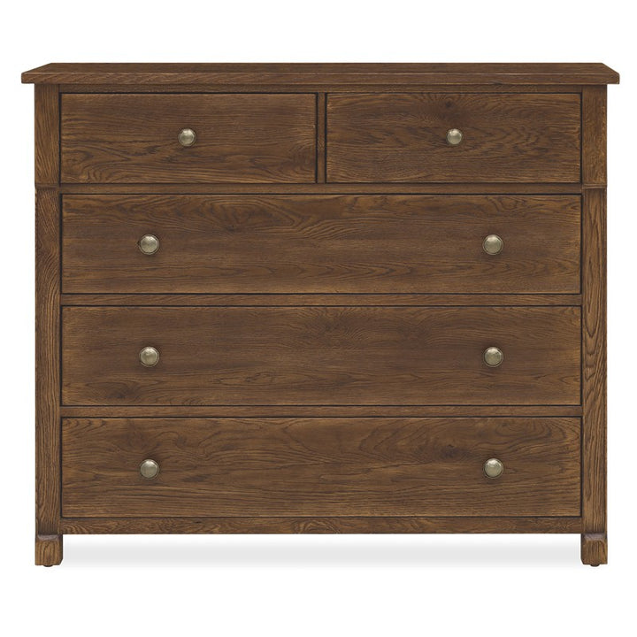 Driftwood - Five-Drawer Chest - Worn Saddle