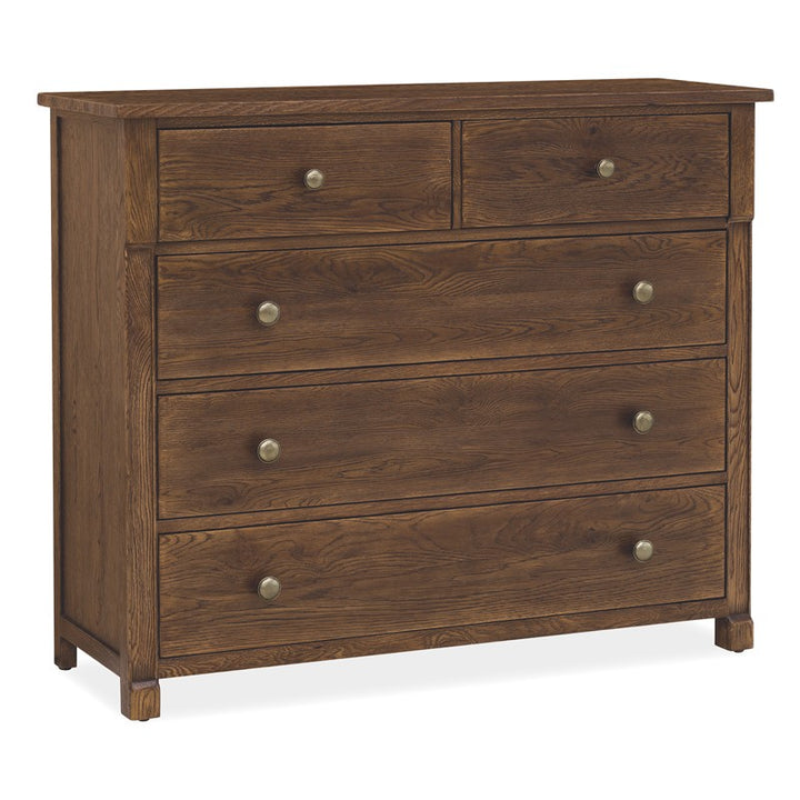 Driftwood - Five-Drawer Chest - Worn Saddle