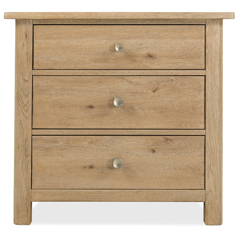 Driftwood - Three-Drawer Nightstand - Buckboard